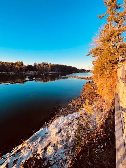 Coastal Waterfront Tiny home in West Bath