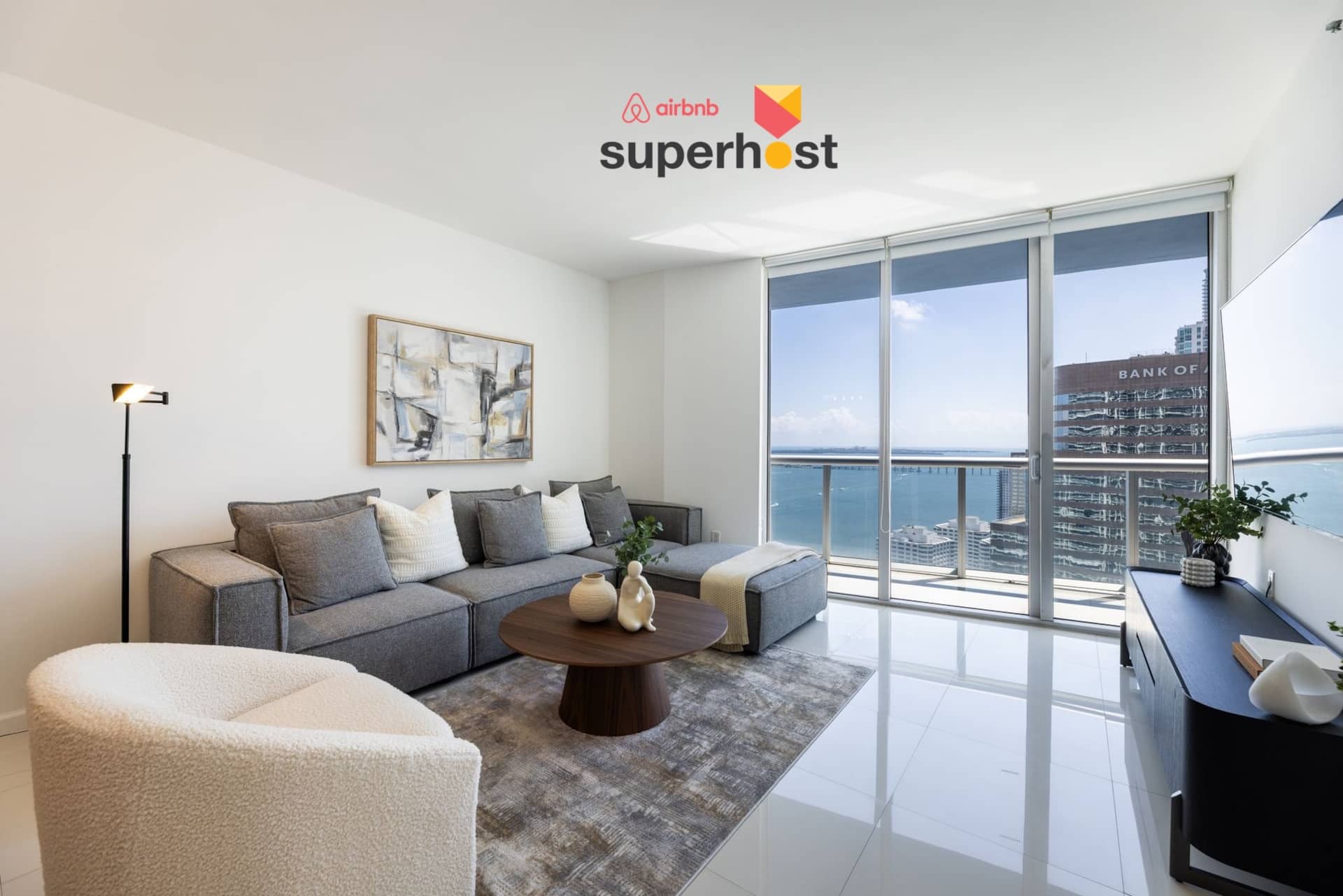High Floor Ocean View 2BR/1BA Icon Brickell #3809