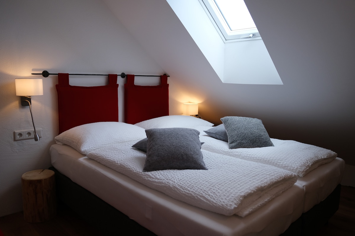 Chambre 2 dans l'appartement William - lit double séparable