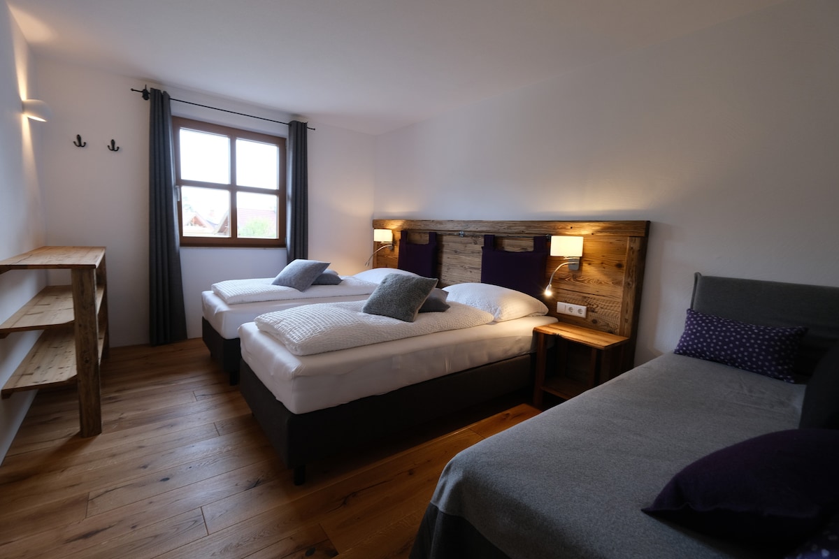 Chambre 2 dans l'appartement Dietrich - lit double séparable