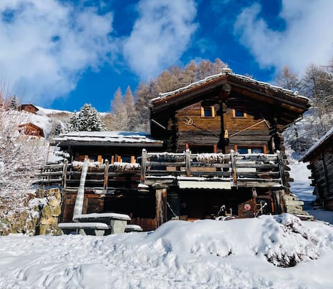 Barn with panoramic view 1750 m all comfort LA SAGE