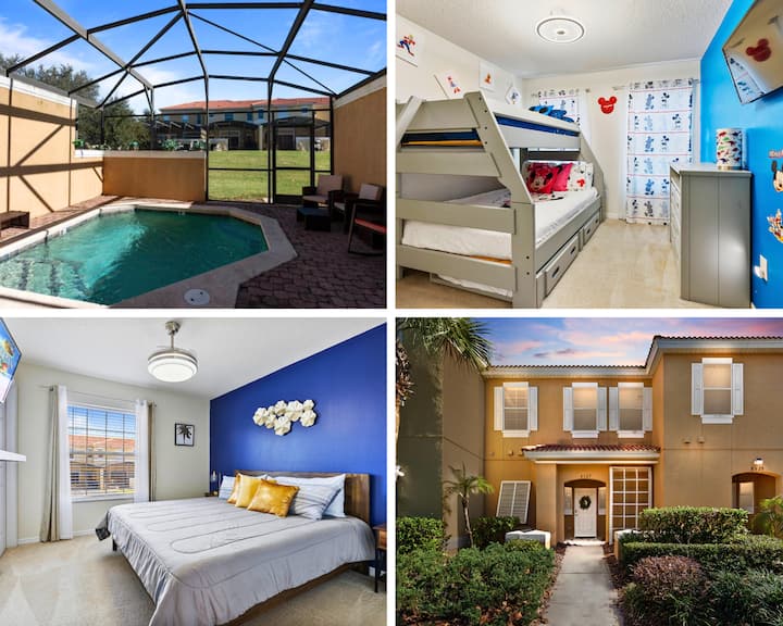 Cozy 03bdrm/2,5bath/pool- Close To Disney - Four Corners