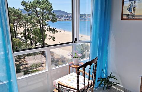 Beautiful beach views, Ria de Arousa.