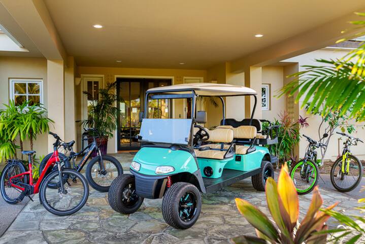 “Hale Mele 2” Pool/Hot tub, Golf Cart, E-bikes gallery image 3