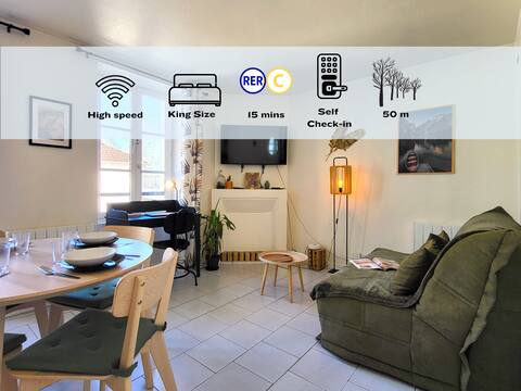 Le Paradis Sauvage: Charming 2-room apartment close to nature