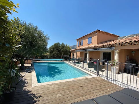 Villa with pool overlooking Sainte-Victoire