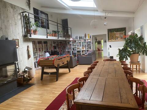 House - loft with garden - 4 bedrooms - Wi-Fi
