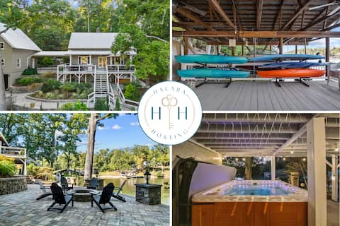 Lakefront Retreat | Sleeps 18 | Kayaks + Hot Tub
