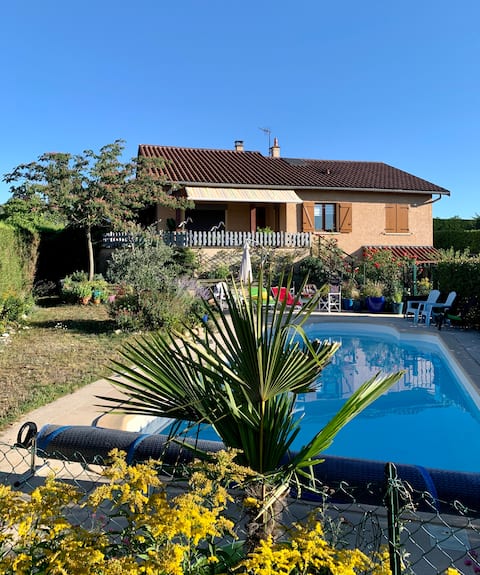 Family home with pool