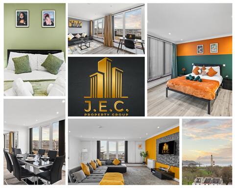 Central Penthouse - Sea Views - Private Parking