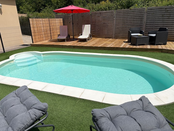 Gite Individuel 3* Piscine Privée Chauffée Lot 46 - Gourdon