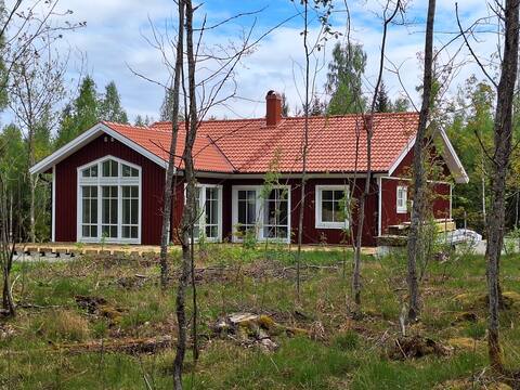Mega vacation home on Åsnen (new construction)