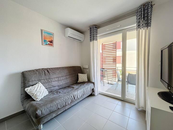 3284 - Appartement 4 Couchages Avec Piscine - Argelès-sur-Mer