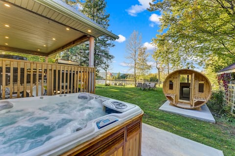 Waterfront Cottage (Built in 2024) Sauna/Hot Tub