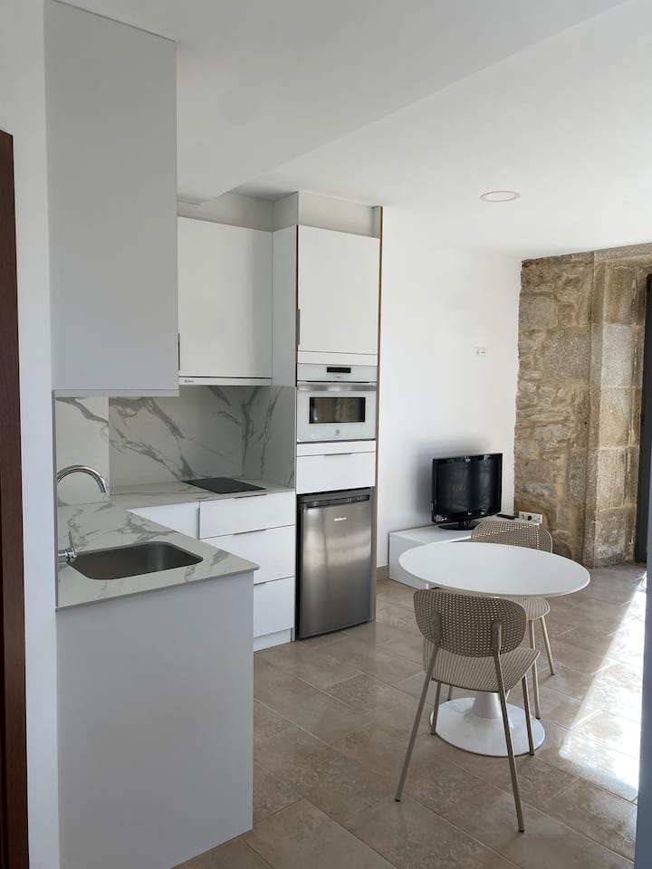 Apartamento Malveiras: Estudio Con Balcón - Villagarcía de Arosa
