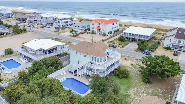 7+ Bdrm, 5.5 Bath Pool/hot Tub Sandbridge Beach Va - 버지니아비치