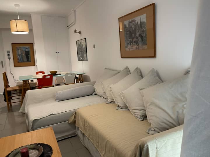 Stylish Apt With Garden, Metro - Athènes