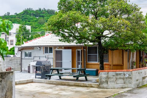 Beach 5 min|Okinawan House|Free Parking|BBQ OK