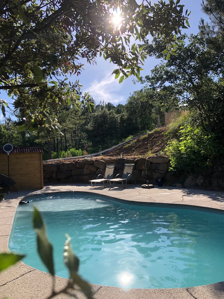 Chez Simone, Piscine+clim - Joyeuse