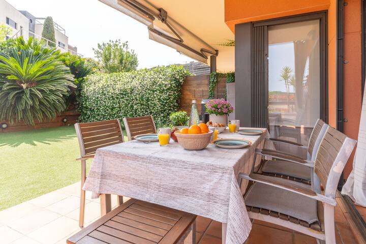 Entire home with 2 bedrooms in Lloret De Mar - Precioso Apartamento con Jardín