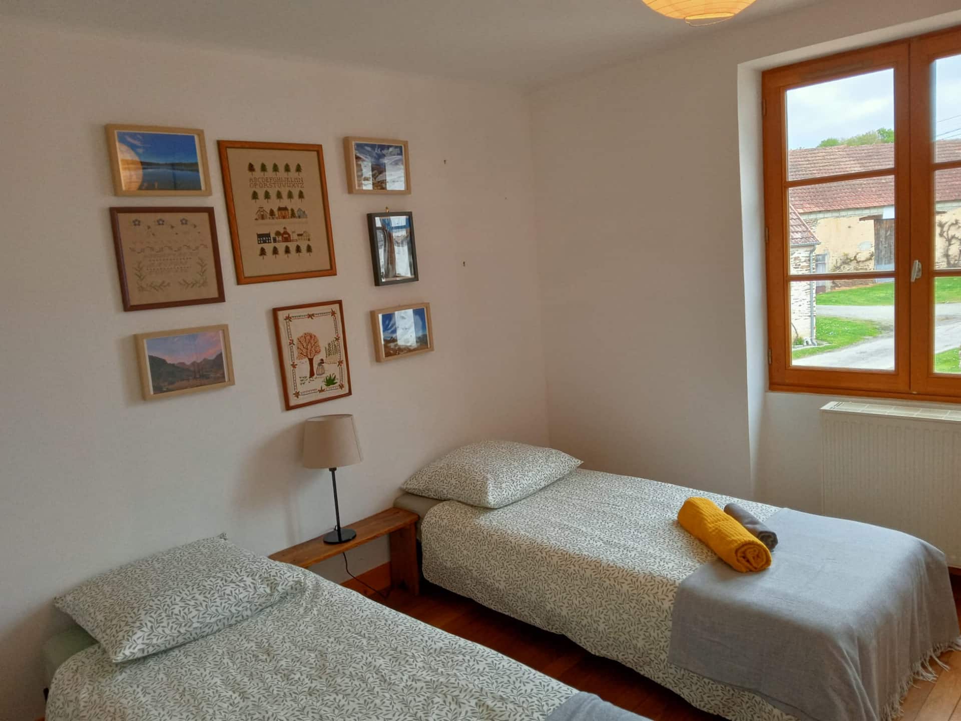 Grand jardin ombragé