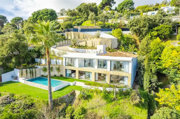 Luxury 5 Bedrooms Villa Sea View - Vallauris