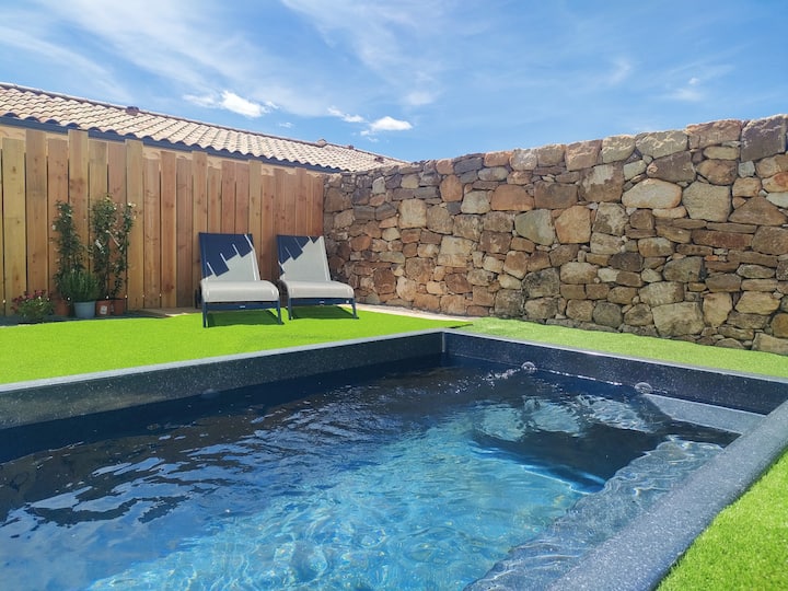 Superbe Maison Avec Climatisation Piscine Privée - Largentière