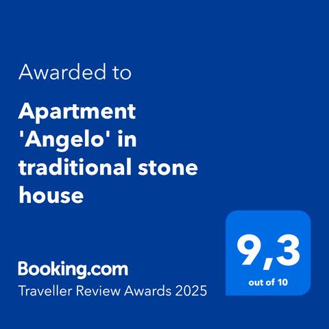 Top performing Airbnb: Apartment 'Angelo' in traditional stone house in Slime