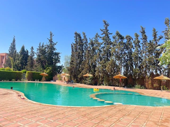 Appart Cosy, Clim, Fast Wifi, Piscine - Marrakesch
