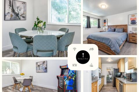 4BD POOL/GAME Near RIVER & TRAIL