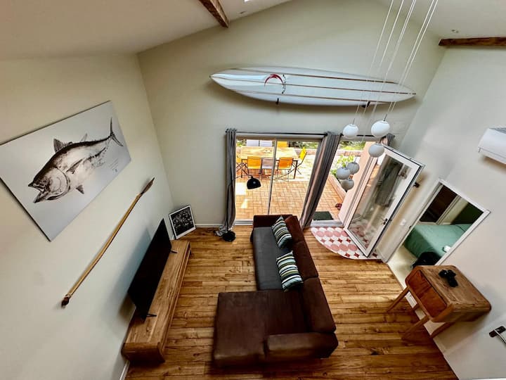Villa Avec Spa, 200 Mètres De La Plage Esprit Surf - Soorts-Hossegor