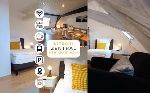 Altdorf central • City near NBG • Top location, 3 rooms