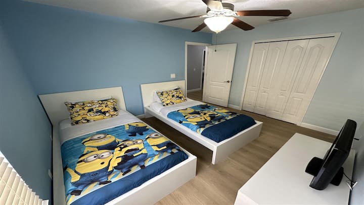 La nostra accogliente camera doppia per bambini