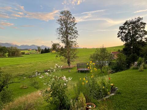 Appartement with Panoramic view and big garden