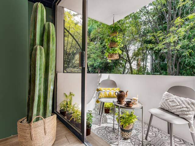 Amsterdam Boho Condesa Sanctuary with AC gallery image 3