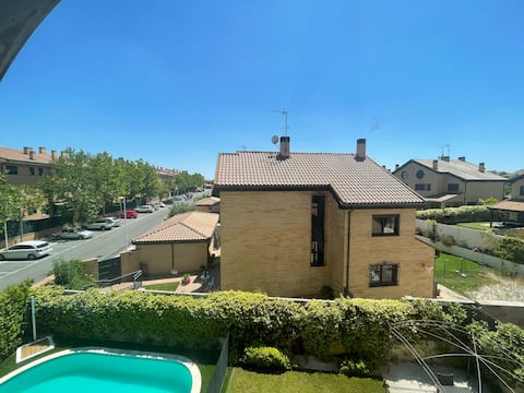 Cozy house Villanueva pool & air conditioning