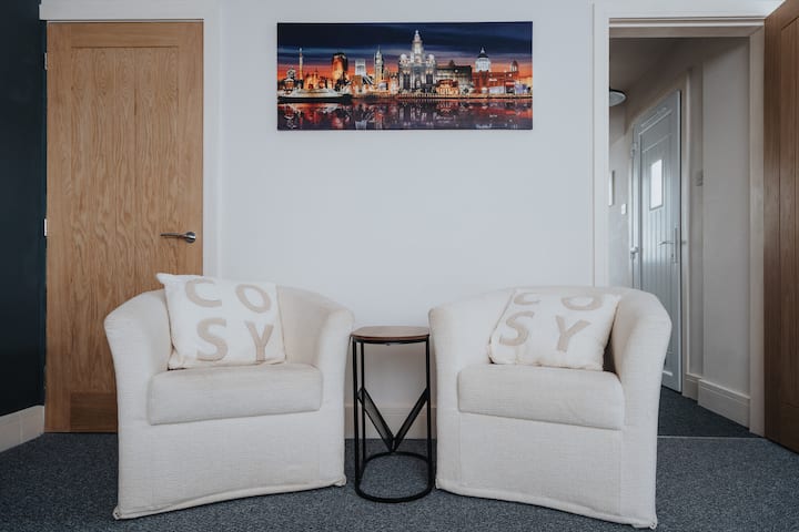 Liverpool Flat | 2-min Walk To Train/freeparking - Liverpool John Lennon Airport (LPL)