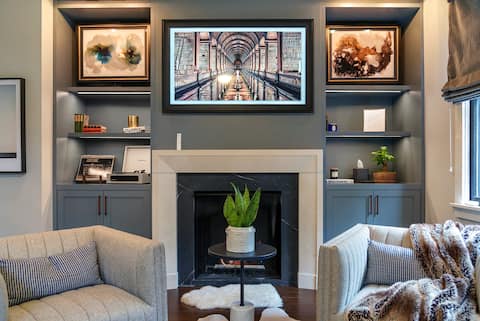 Successful Airbnb property: Indoor Fireplace | Smart Home | Private Patio in German Village