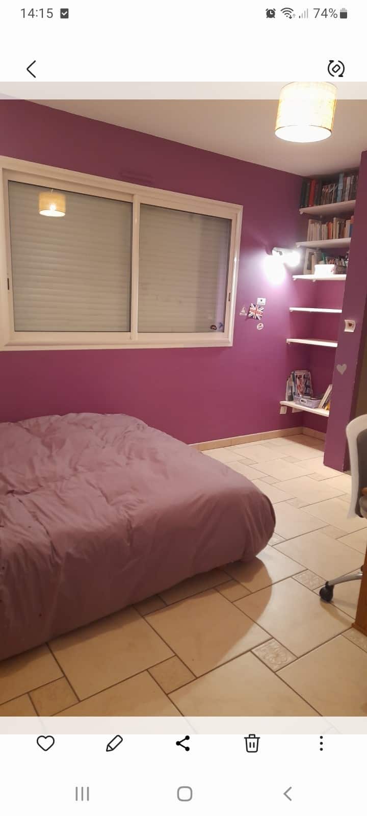 Chambre 1/3pers. Dans Maison Familiale Chaleureuse - Oloron-Sainte-Marie