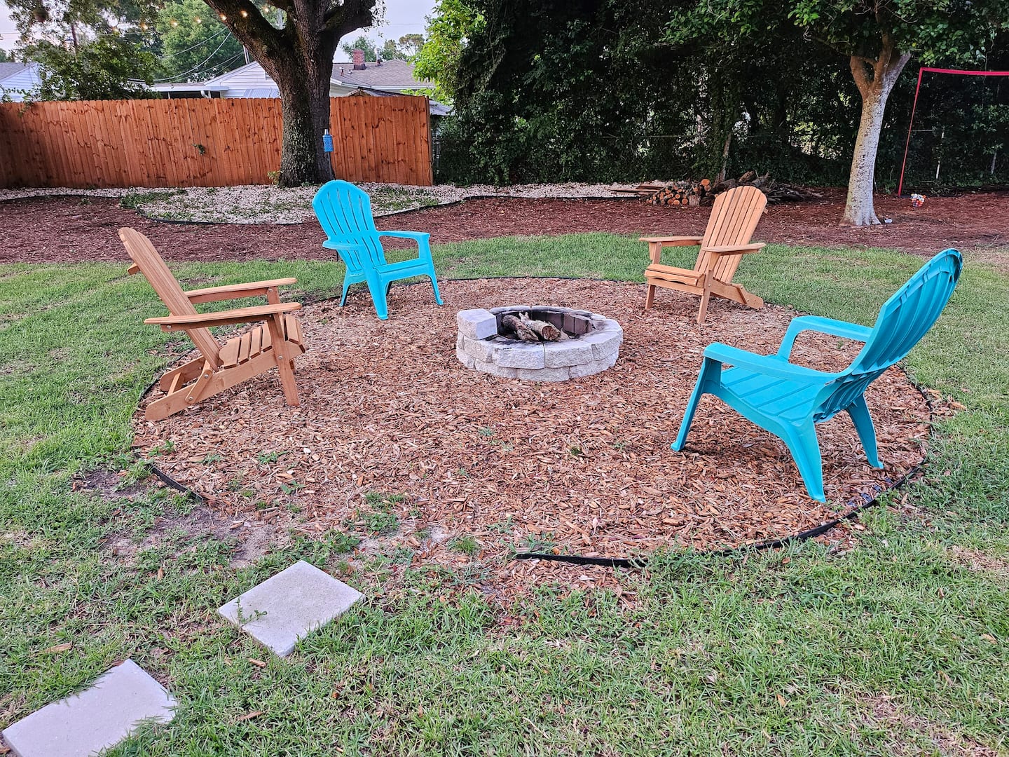 Backyard view