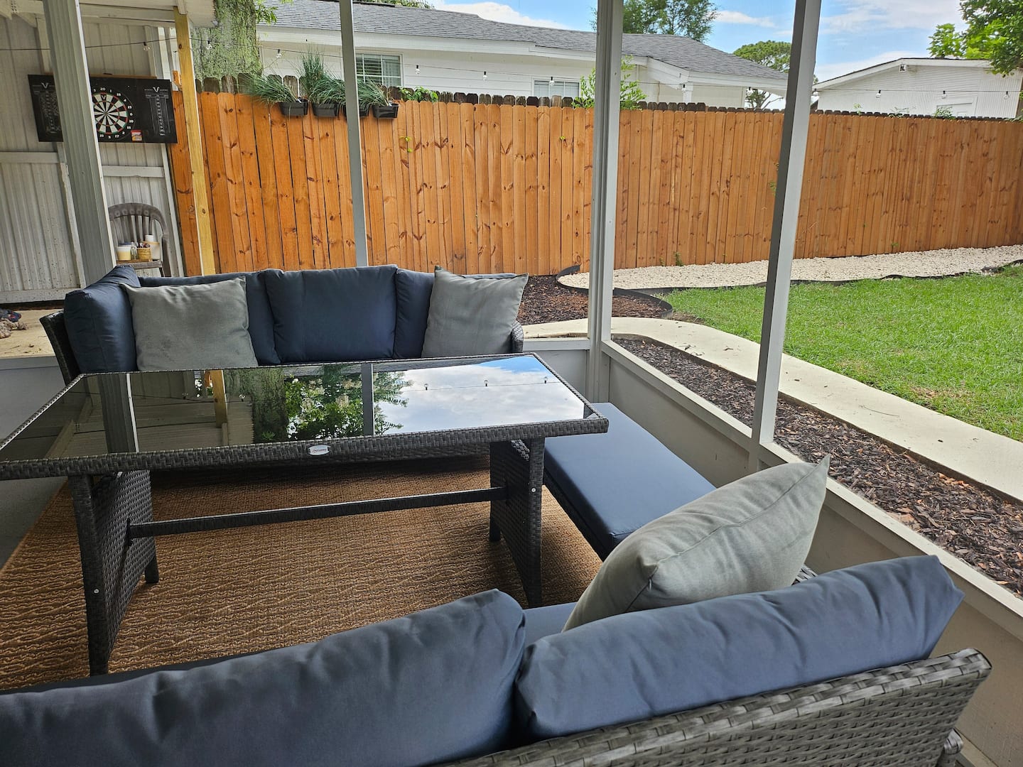 Backyard view
