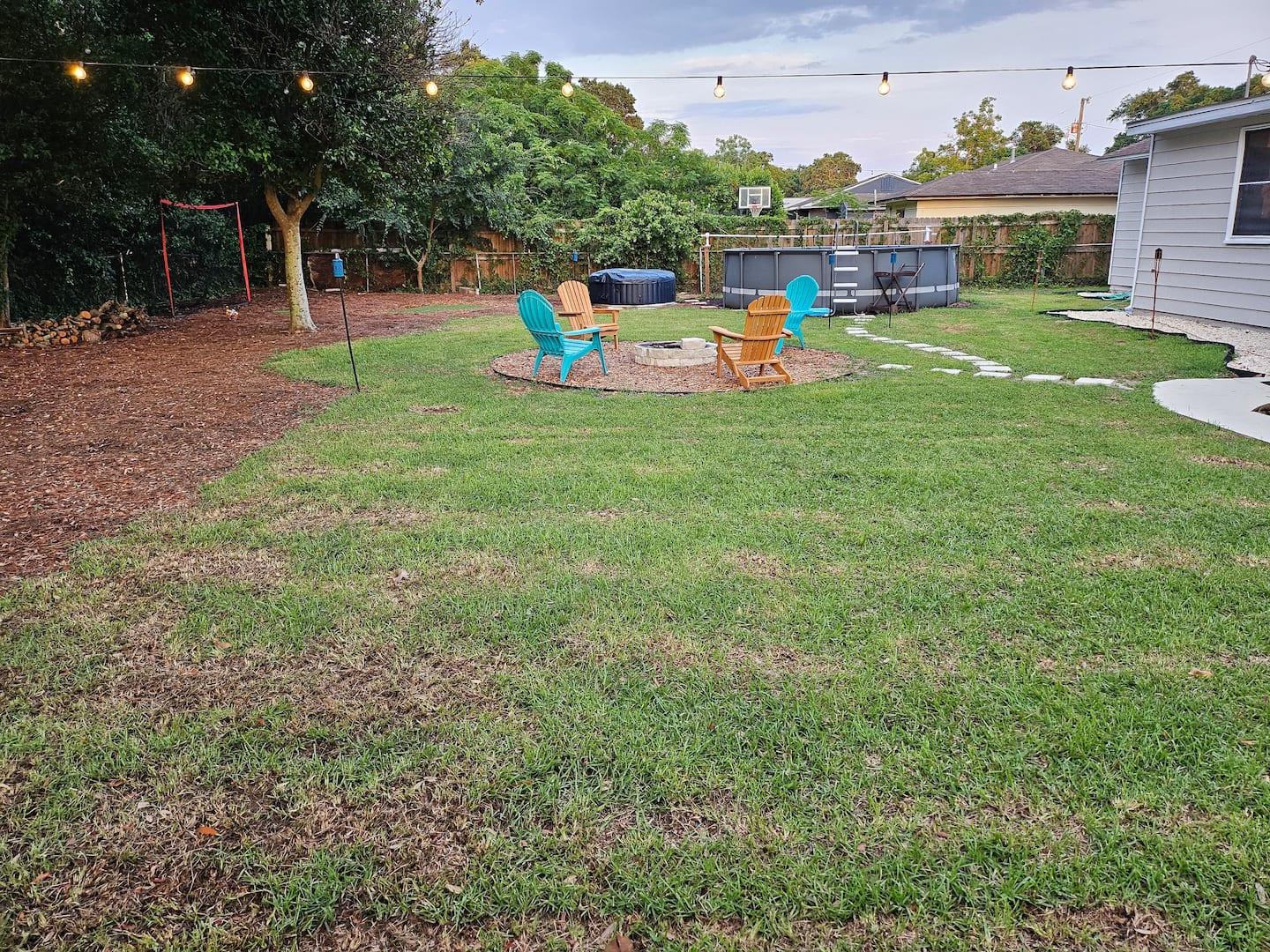 Backyard view