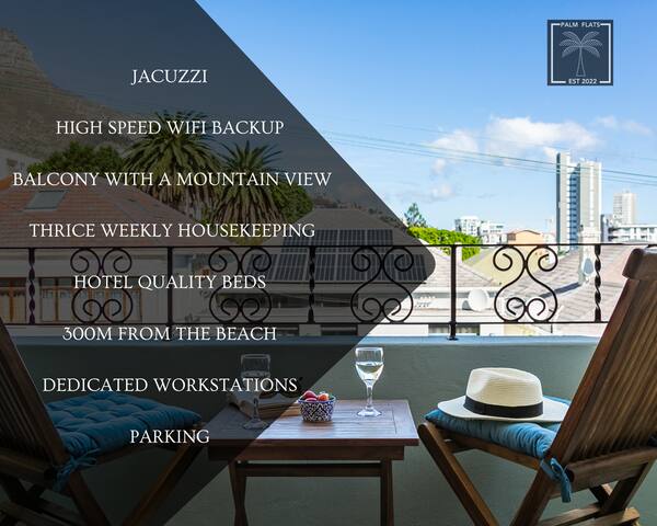 New! The Palm Flats with Mountain View