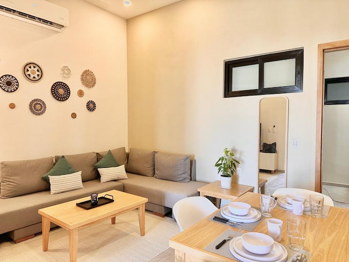 Brand New! Modern 1 Bdr (Terrace And Rooftop Pool) - Playa del Carmen