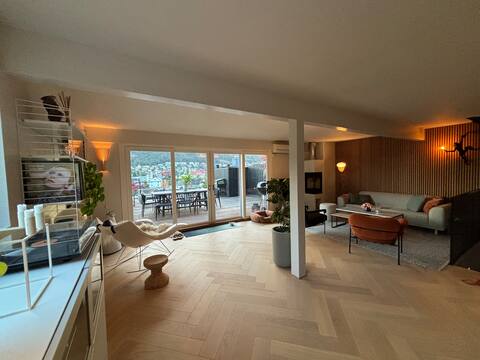 Successful Airbnb property: Large (170sqm), exclusive and central house, terrace in Årstad