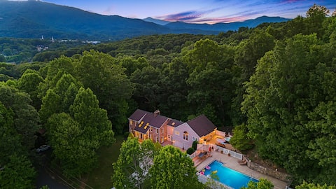 Luxury Asheville Area, Pool, Hot Tub, Game Room