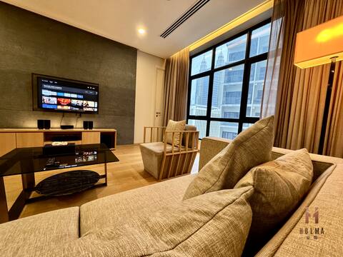 @S1B16B City Center | Twin Tower View | Bathtub Best 1BR Bathtub & KLCC View!