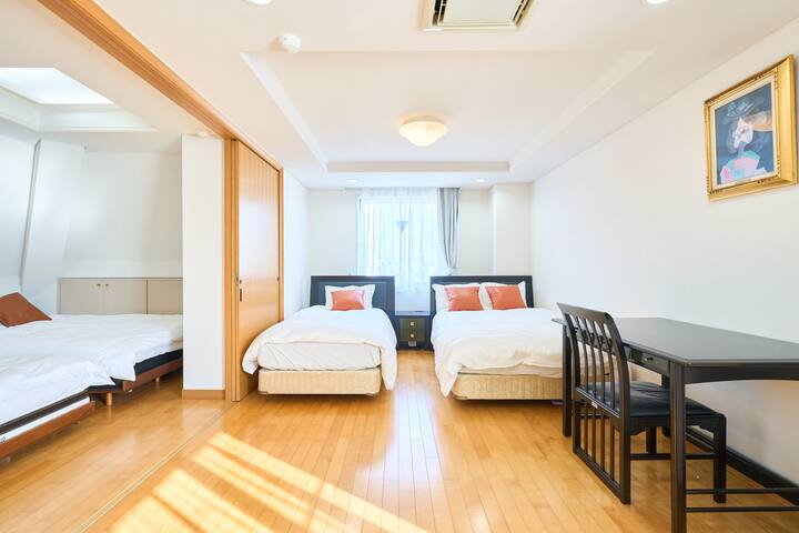 L-140㎡/Maisonette type/Elevator/Max 19pp/Free wifi gallery image 2