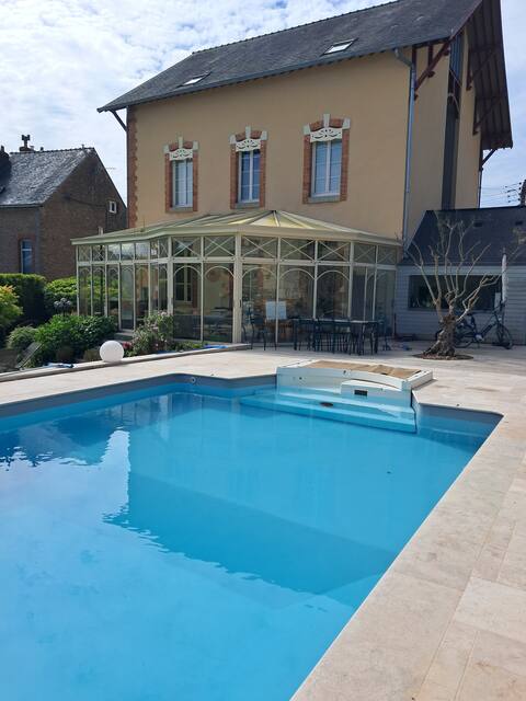 Family home with pool