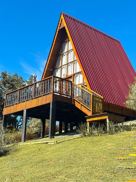 Log cabin in Suíça Capixaba